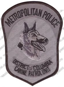 Нашивка кинологического подразделения полиции округа Колумбия ― Sergeant Online Store